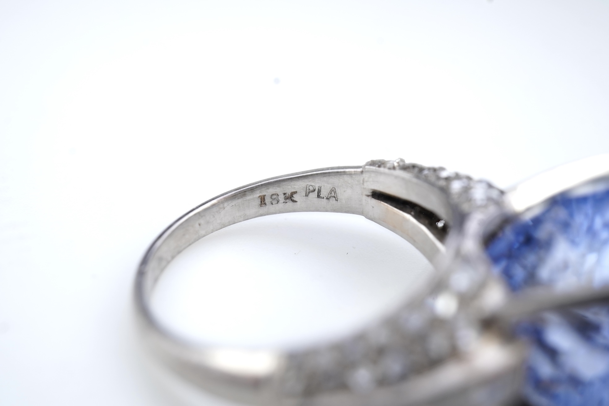 A sapphire and diamond ring